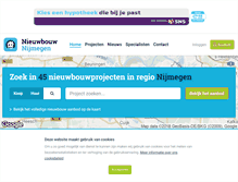 Tablet Screenshot of nieuwbouw-nijmegen.nl